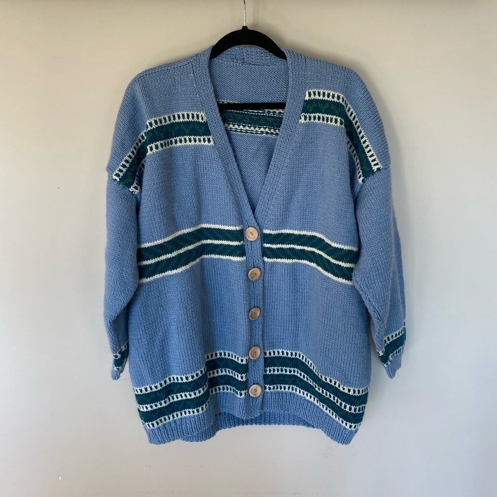 VINTAGE Home Knitted Pendleton Sweater - Picture 2 of 9